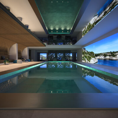 Innenpool im Spa von Blue Elements